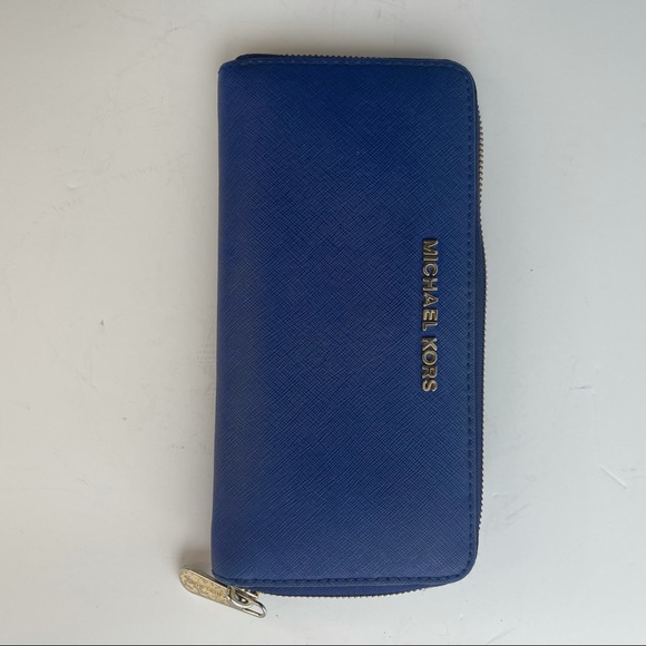 Michael kors women wallet medium size blue color - Picture 10 of 10